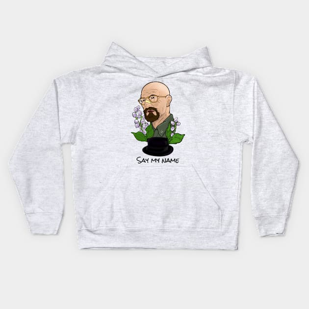 The One Who Knocks Kids Hoodie by freezethecomedian